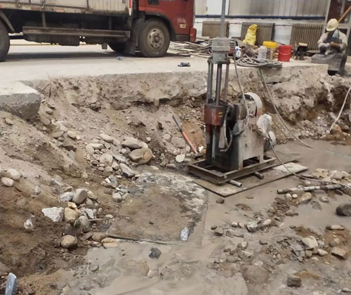 麒麟公路下沉压浆